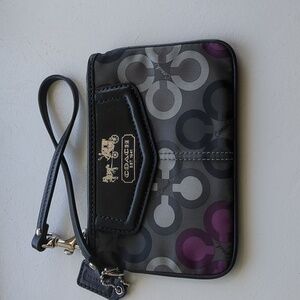 Mini Coach wristlet